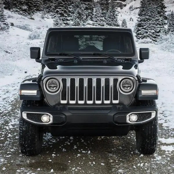 Flashtech Jeep Wrangler JL 9" LED Headlights with Color Chase Halos