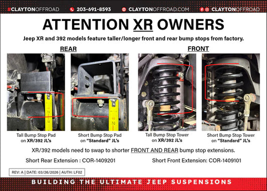 Jeep Wrangler 3.5" OVERLAND+ Lift Kit (2018+, JL)