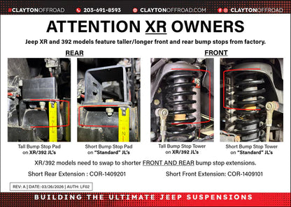 Jeep Wrangler 2.5" OVERLAND+ Lift Kit (2018+, JL)