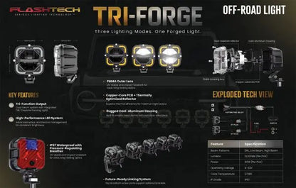 Flashtech TRI-FORGE Off-Road Light